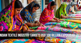 Indian Textile industry targets USD 100 Billion exports by 2030